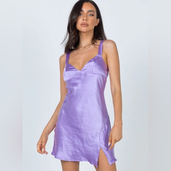 Star Shining Mini Dress- purple - Picture 4 of 5